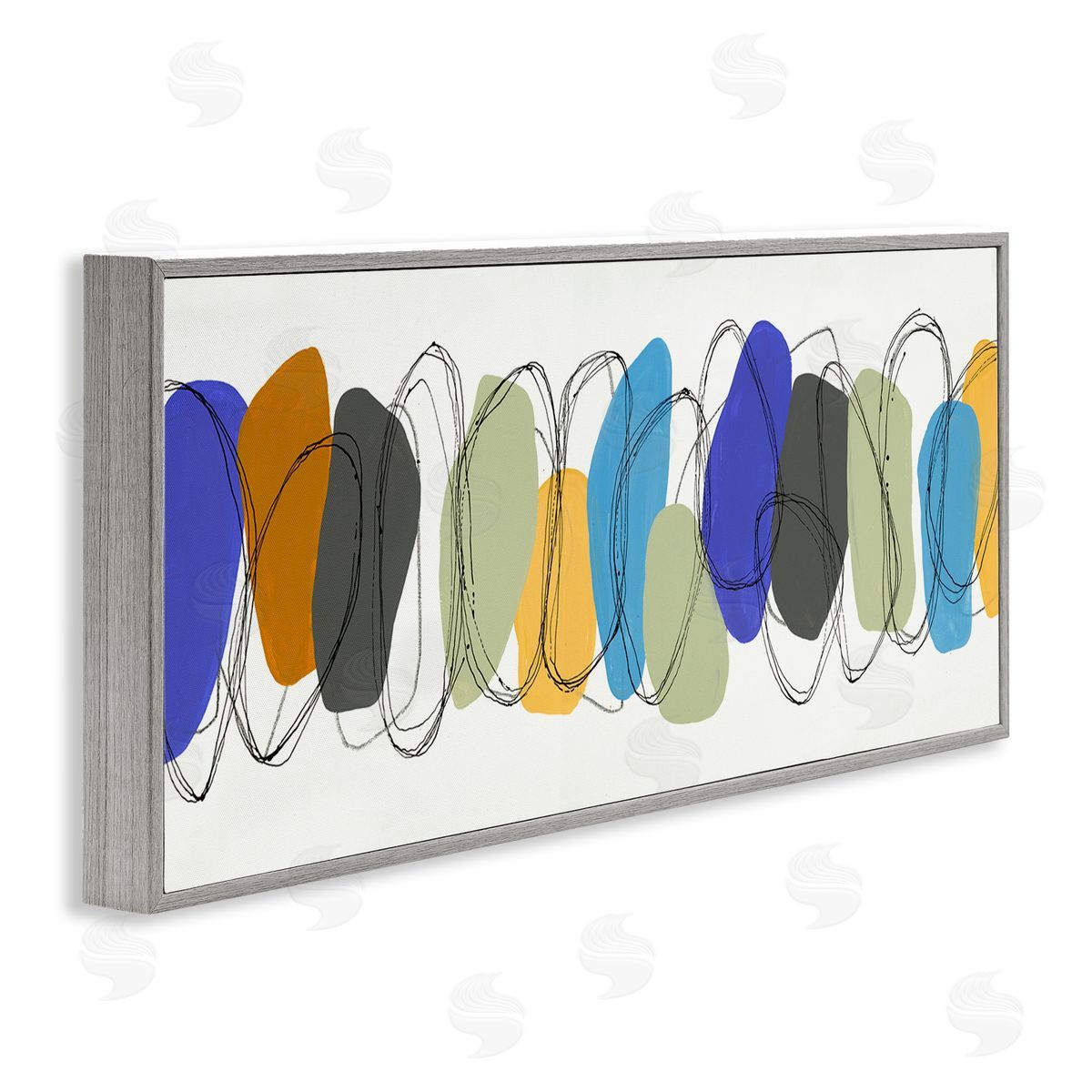 Ruth fr_sideomstein Abstract Rock Pattern Modern Layered Vibrant Shapes