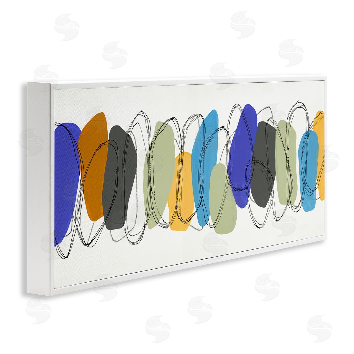 Ruth fr_sideomstein Abstract Rock Pattern Modern Layered Vibrant Shapes