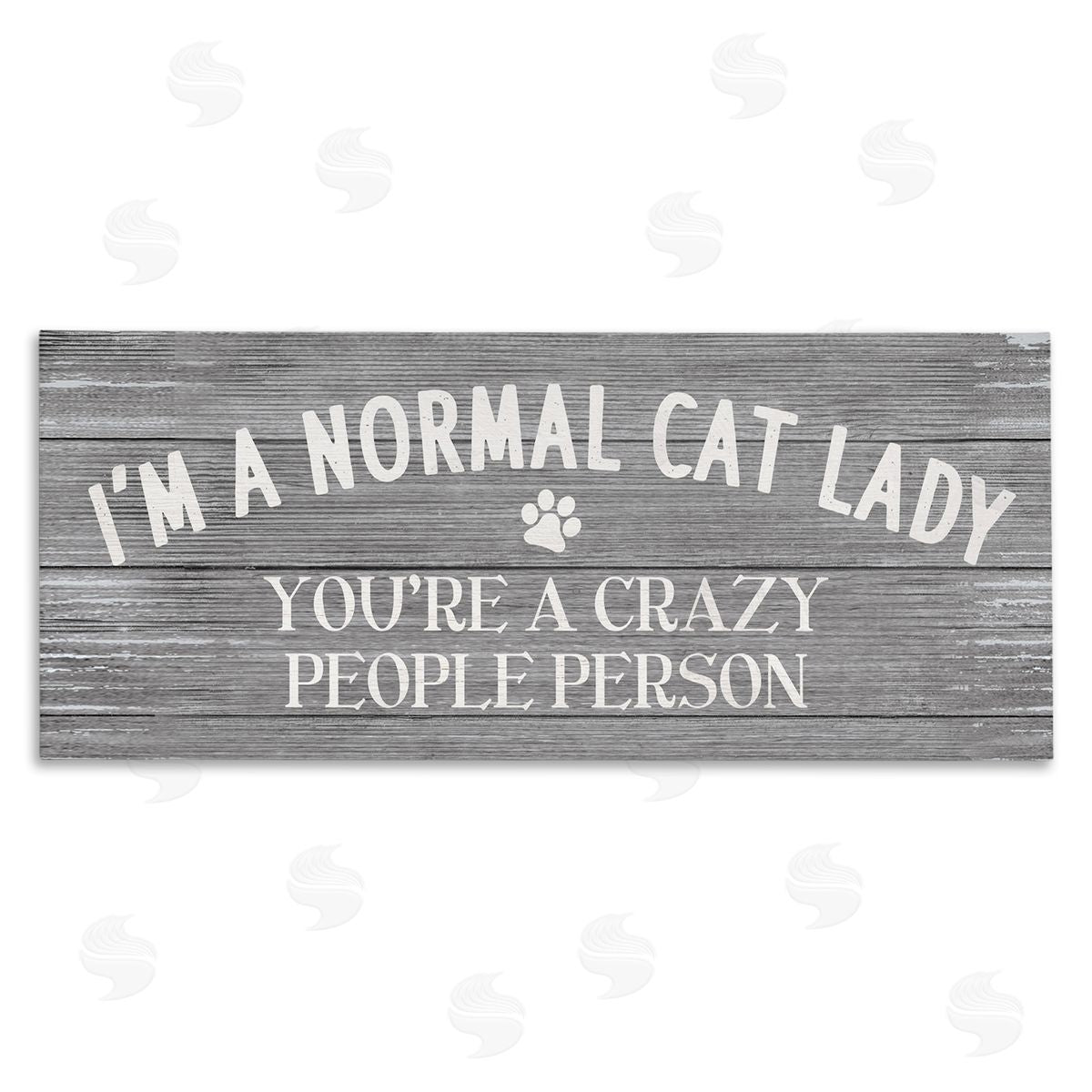 Stupell Studio I'm a Normal Cat Lady Funny Pet Phrase