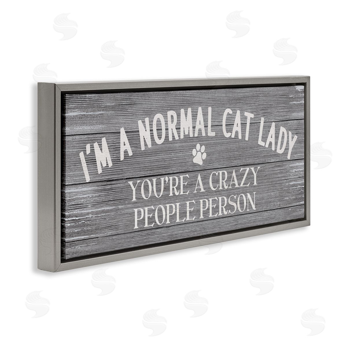 Stupell Studio I'm a Normal Cat Lady Funny Pet Phrase