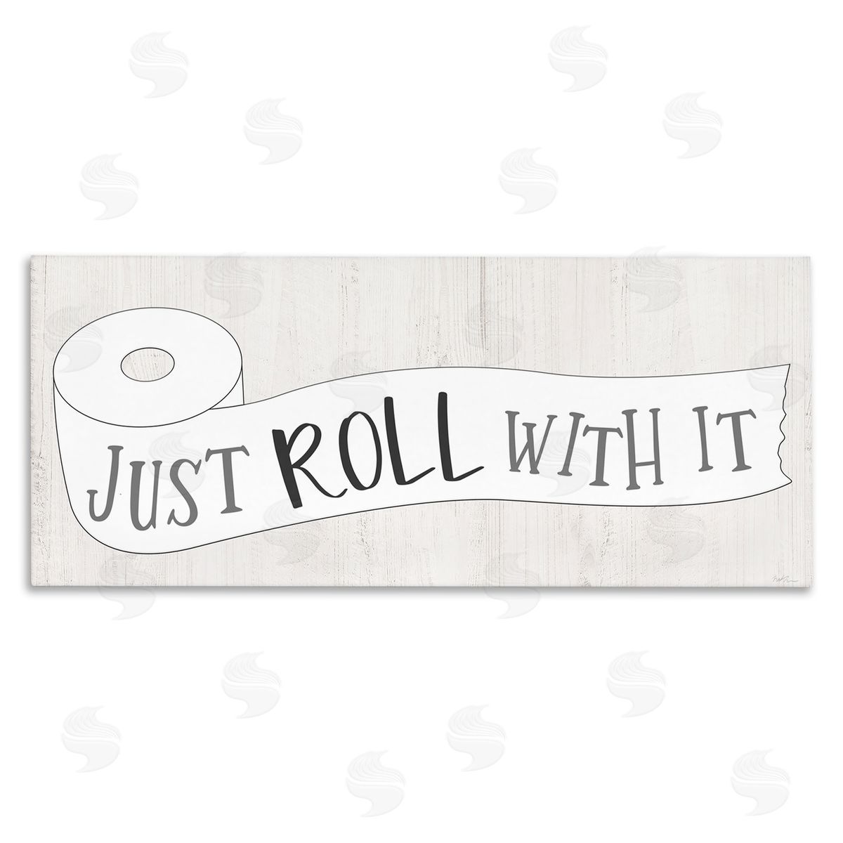 Natalie Carpentieri Roll With It Phrase Charming Country Toilet Paper