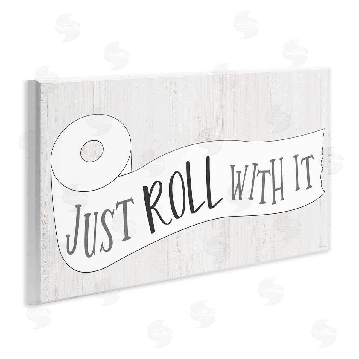 Natalie Carpentieri Roll With It Phrase Charming Country Toilet Paper