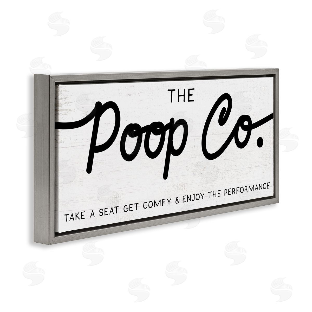 Stupell Studio The Poop Co. Funny Bathroom Sign Get Comfy