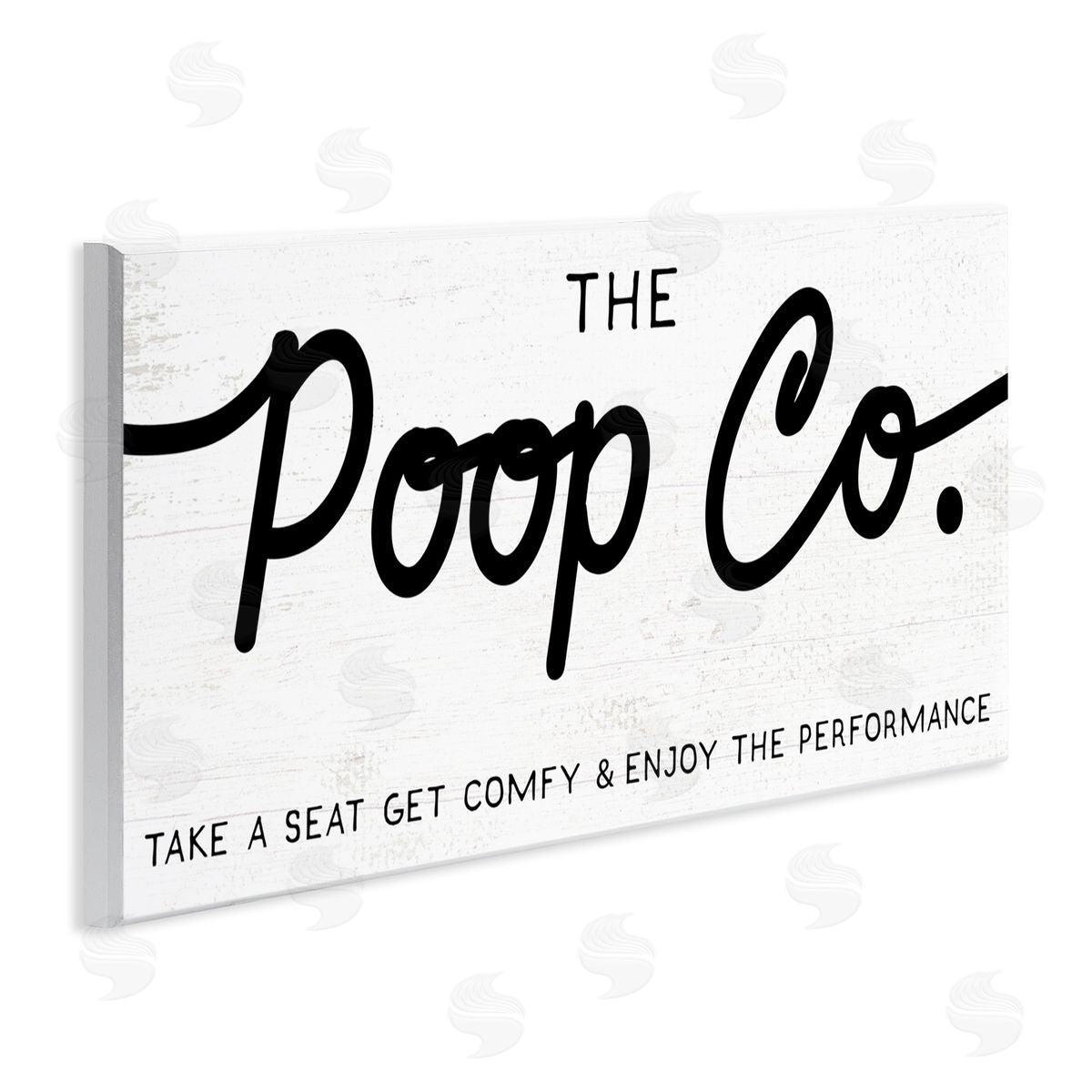 Stupell Studio The Poop Co. Funny Bathroom Sign Get Comfy