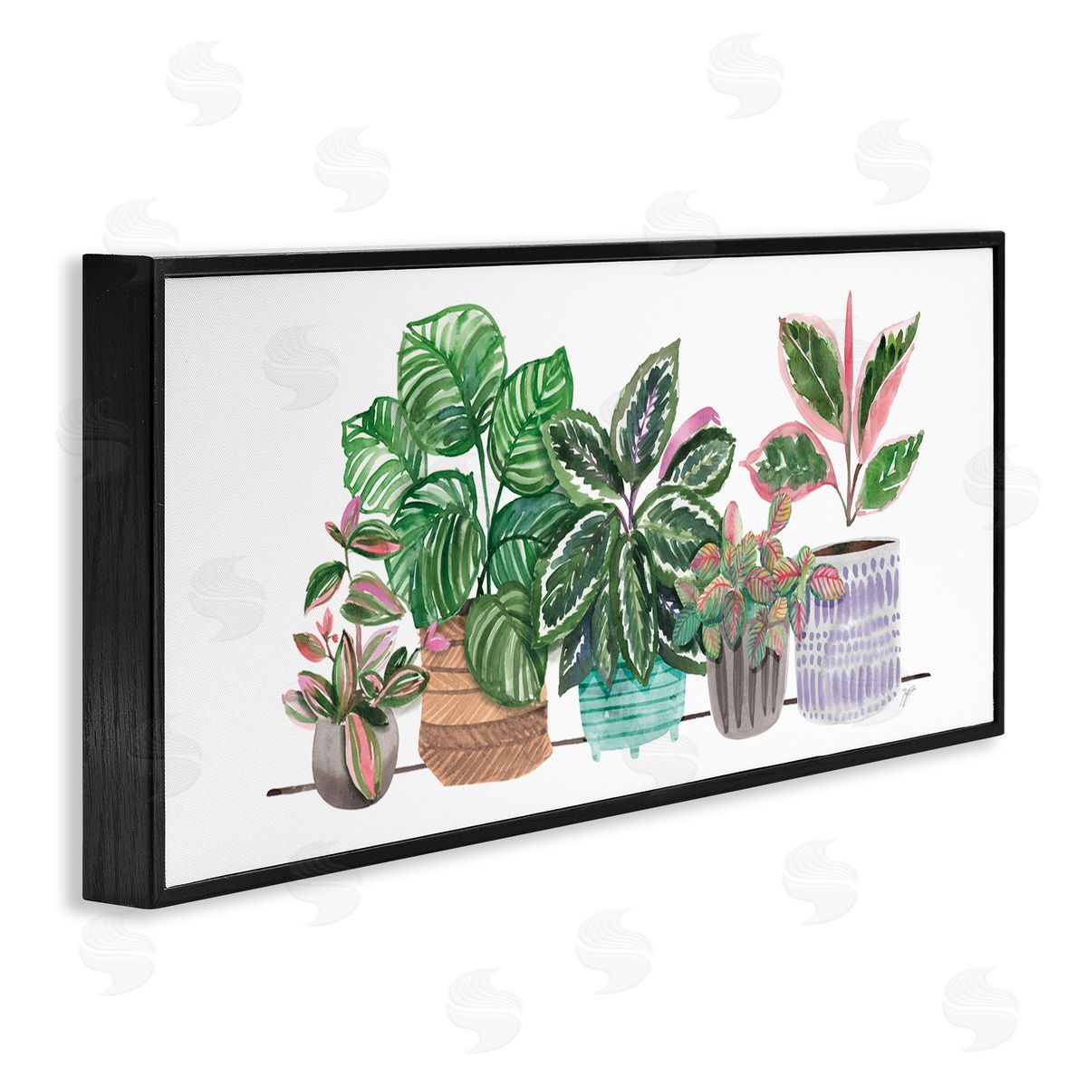 Karyn Panganiban Potted Plants Herbal Leaves Green Pattern Foliage