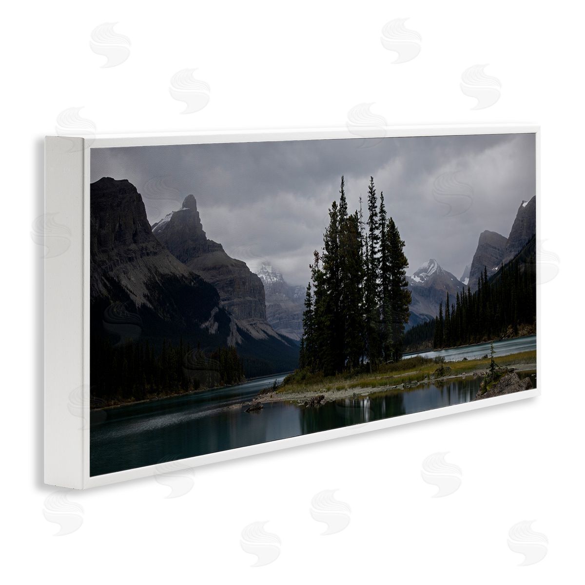 Daniel Sproul Fir Tree Forest Lake Landscape Moody Weather Photography