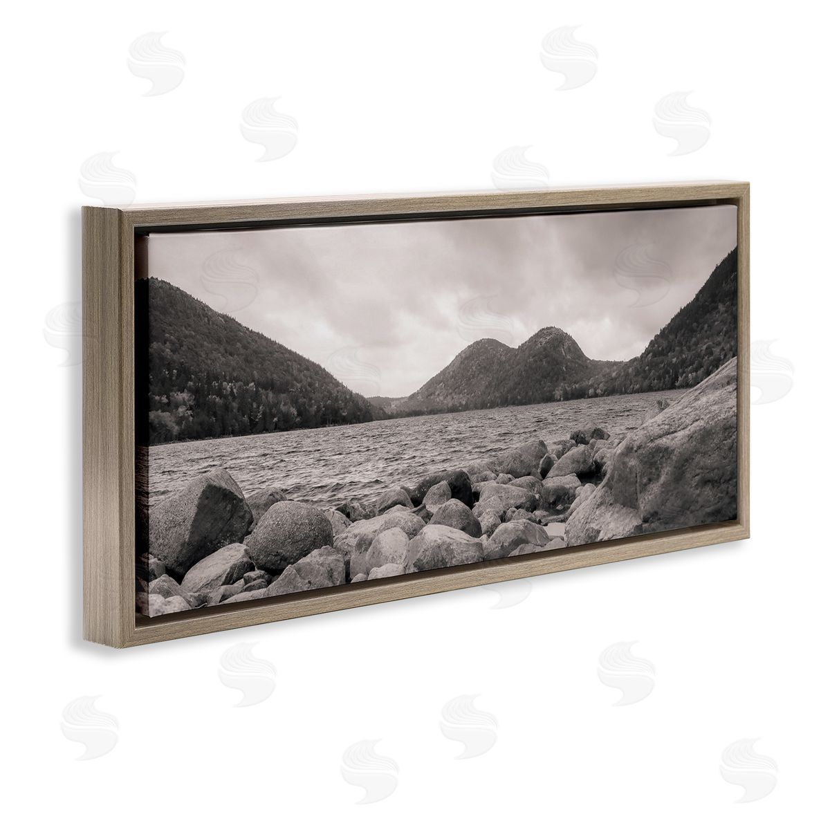 Daniel Sproul Rocky Mountain Shoreline Lake Water Black White Photography