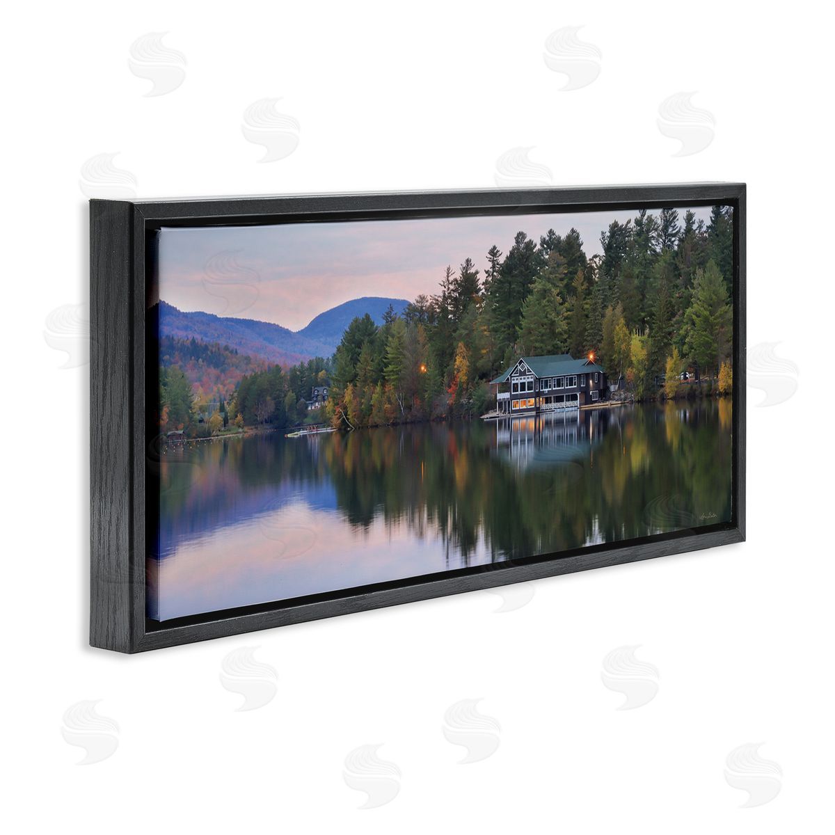 Lori Deiter Outdoor Lake House Landscape Autumn Fir Trees Photography