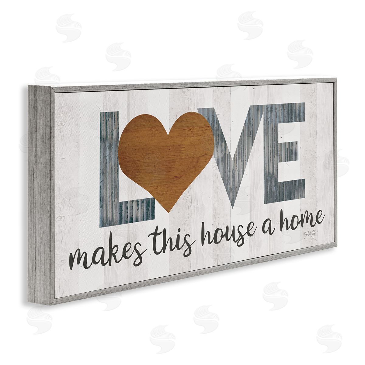 Marla Rae Love Makes House a Home Motivational Family Phrase