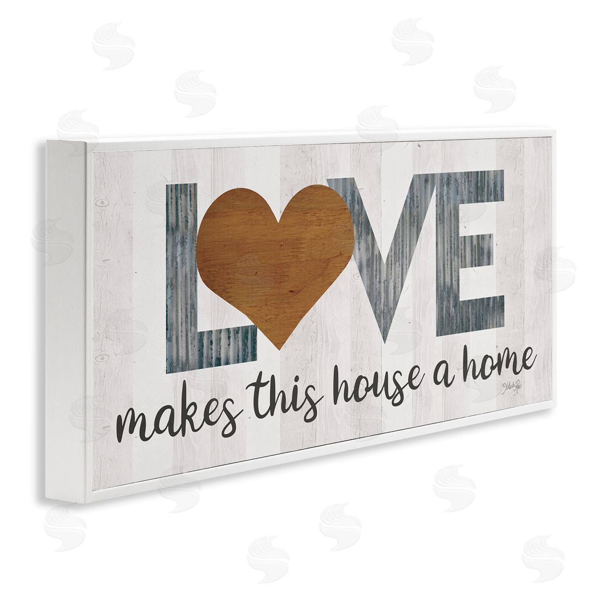 Marla Rae Love Makes House a Home Motivational Family Phrase