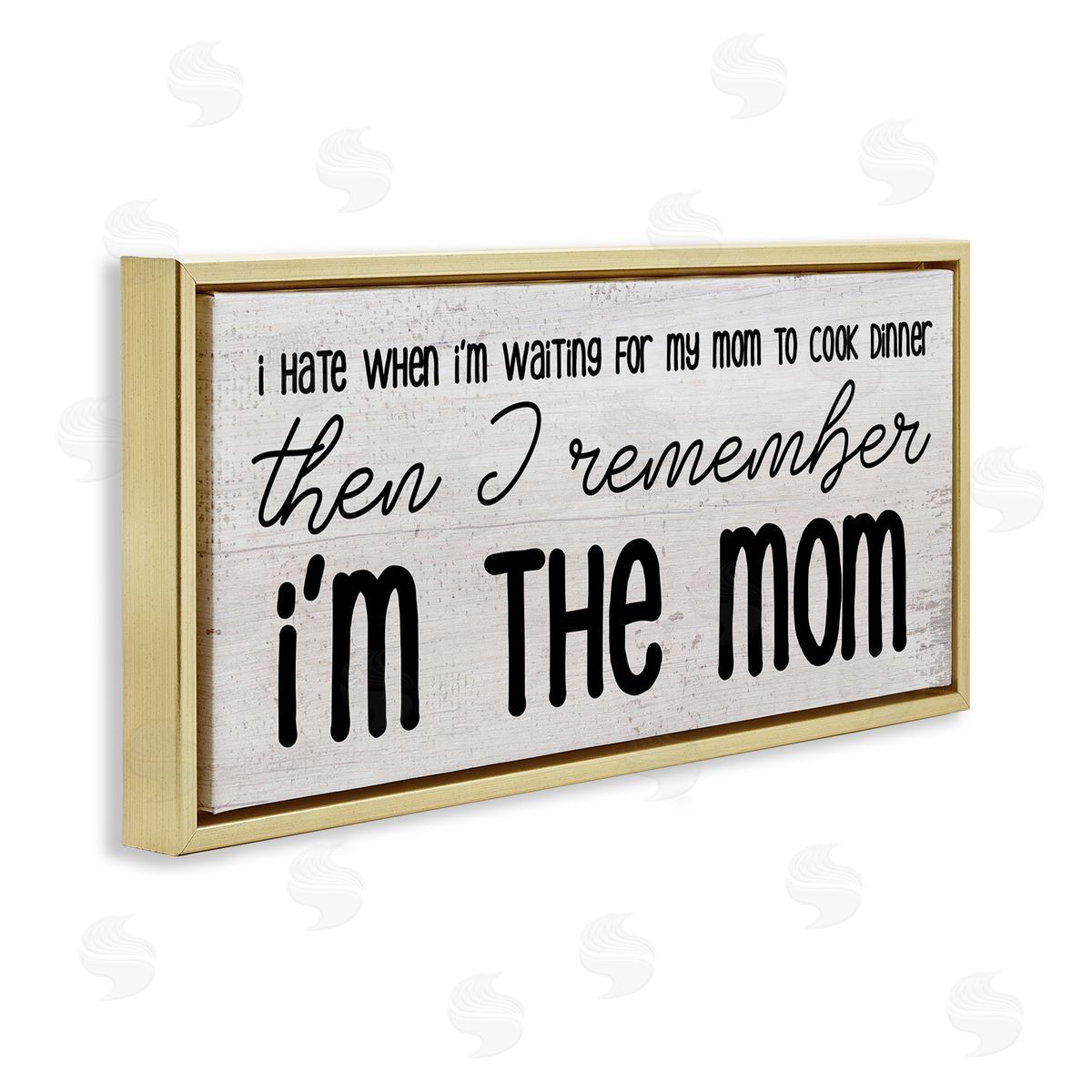 Stupell Studio Waiting for Mom Cook Dinner Funny Family Phrase