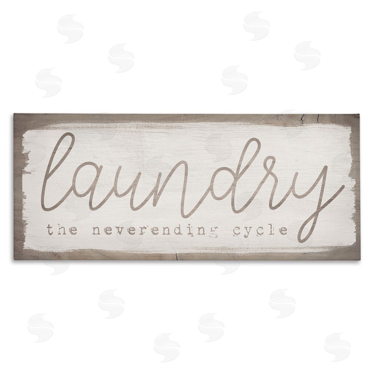 Stupell Studio Laundry the Neverending Cycle Phrase Funny Cleaning Humor