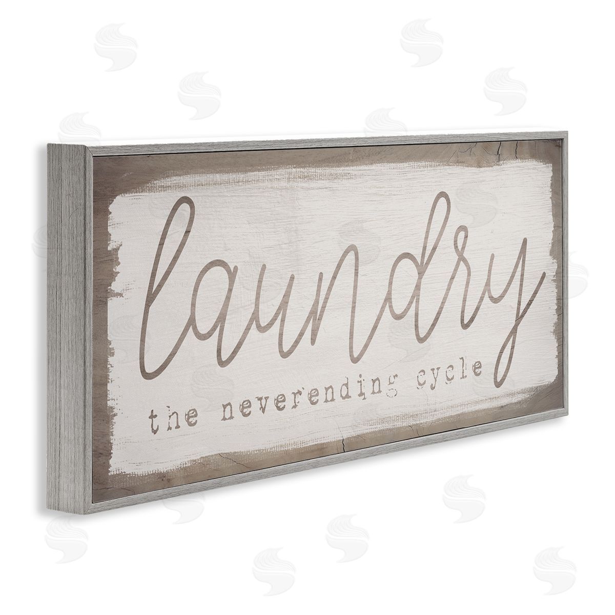 Stupell Studio Laundry the Neverending Cycle Phrase Funny Cleaning Humor