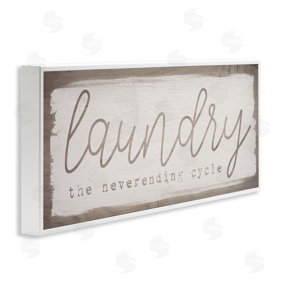Stupell Studio Laundry the Neverending Cycle Phrase Funny Cleaning Humor
