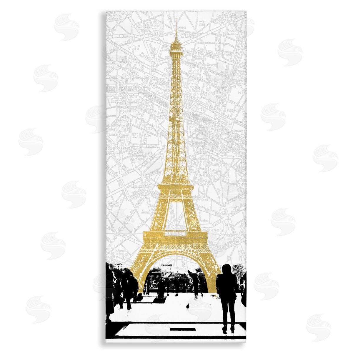 Susan Jill Modern Eiffe_sidel Tower Crowd_sideed City Road Map