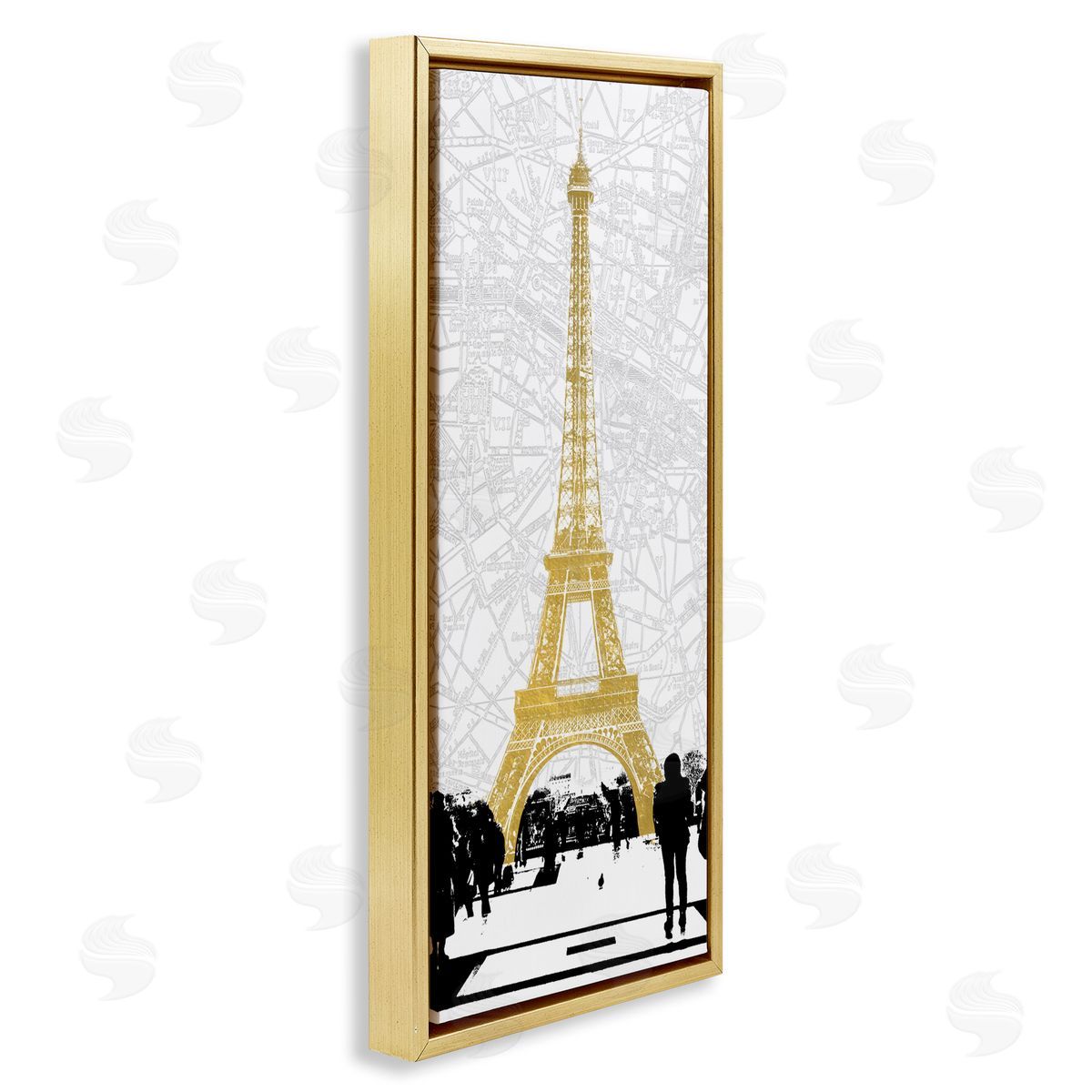 Susan Jill Modern Eiffe_sidel Tower Crowd_sideed City Road Map