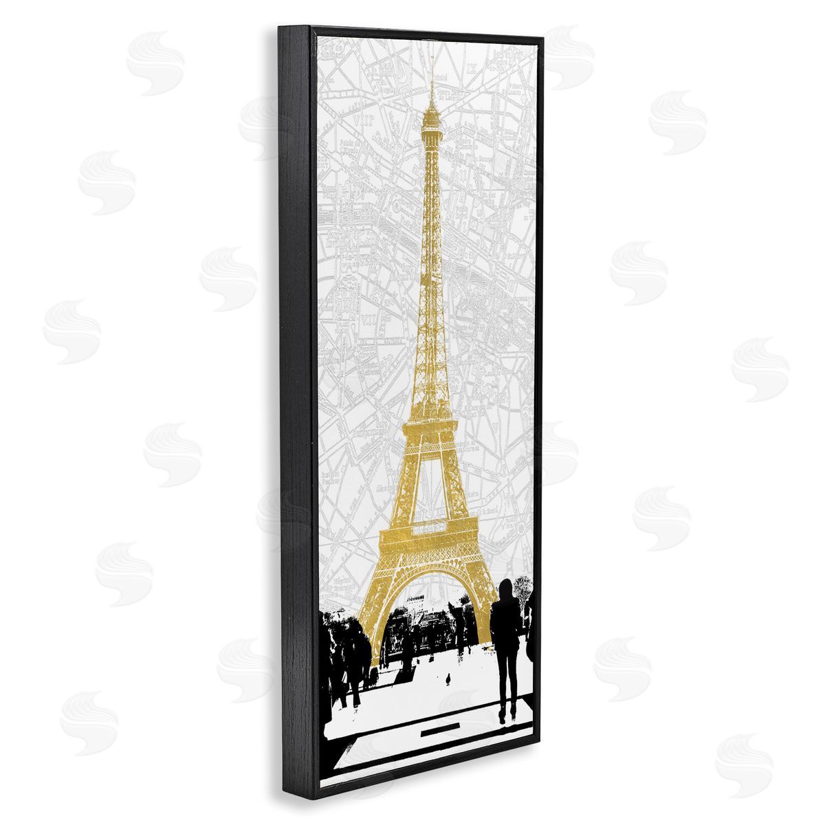 Susan Jill Modern Eiffe_sidel Tower Crowd_sideed City Road Map