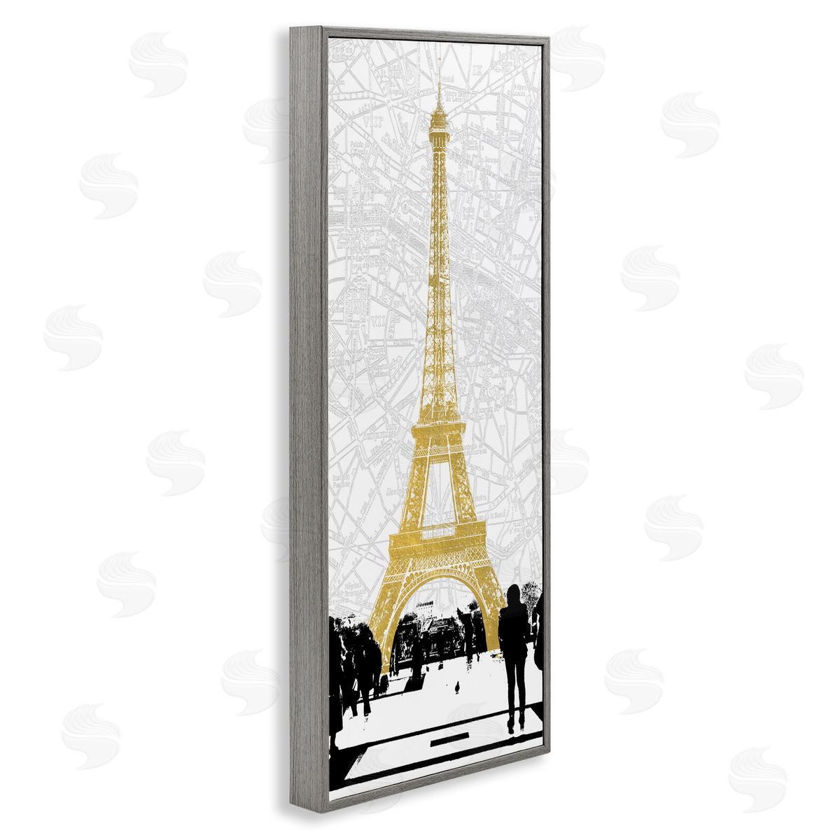 Susan Jill Modern Eiffe_sidel Tower Crowd_sideed City Road Map