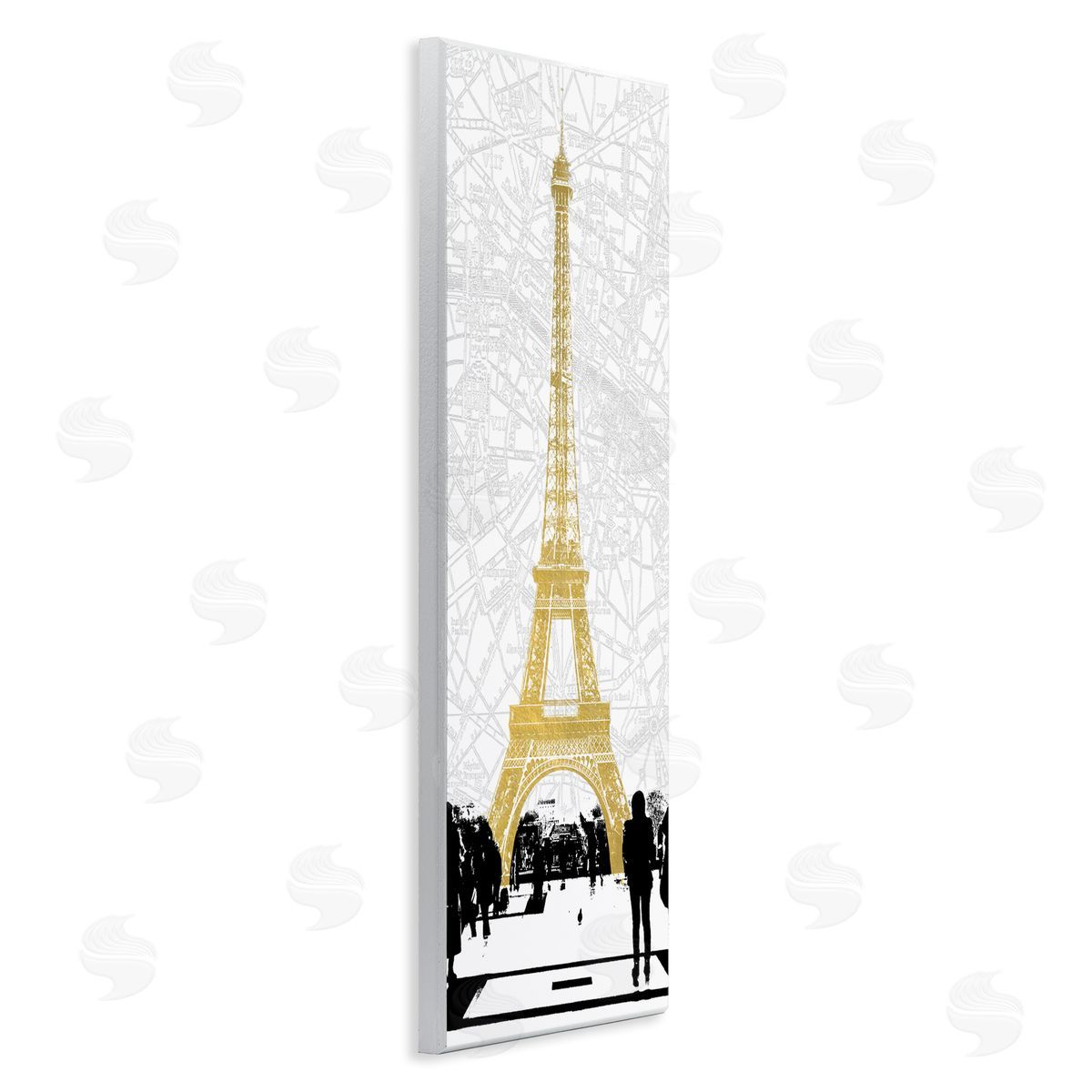 Susan Jill Modern Eiffe_sidel Tower Crowd_sideed City Road Map