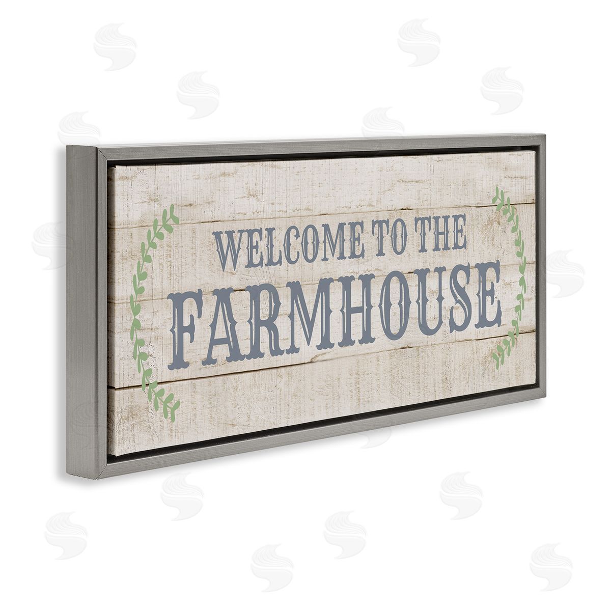 CAD Designs Welcome To The Farmhouse Phrase Country Plank Pattern