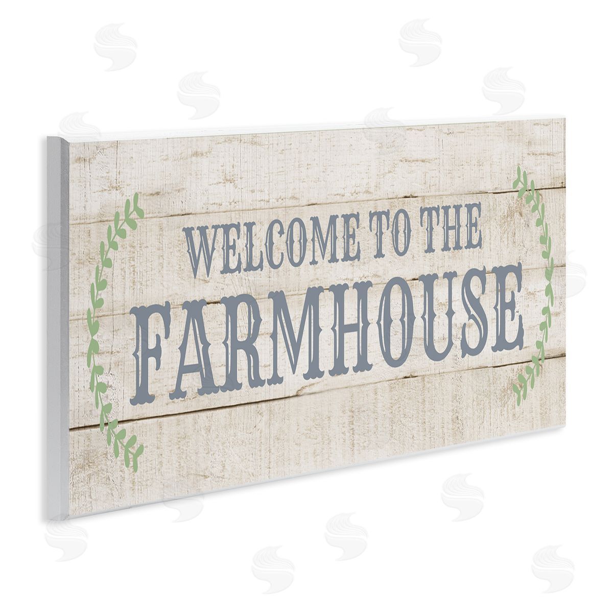 CAD Designs Welcome To The Farmhouse Phrase Country Plank Pattern