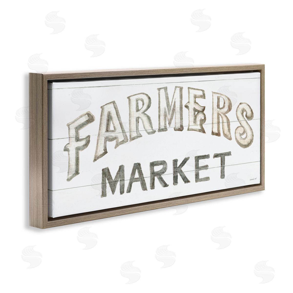 Danhui Nai Traditional Farmers Market Sign Classic Typography