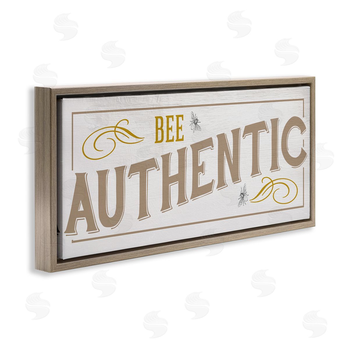 Stupell Studio Vintage Bee Authentic Sentiment Insect Pun