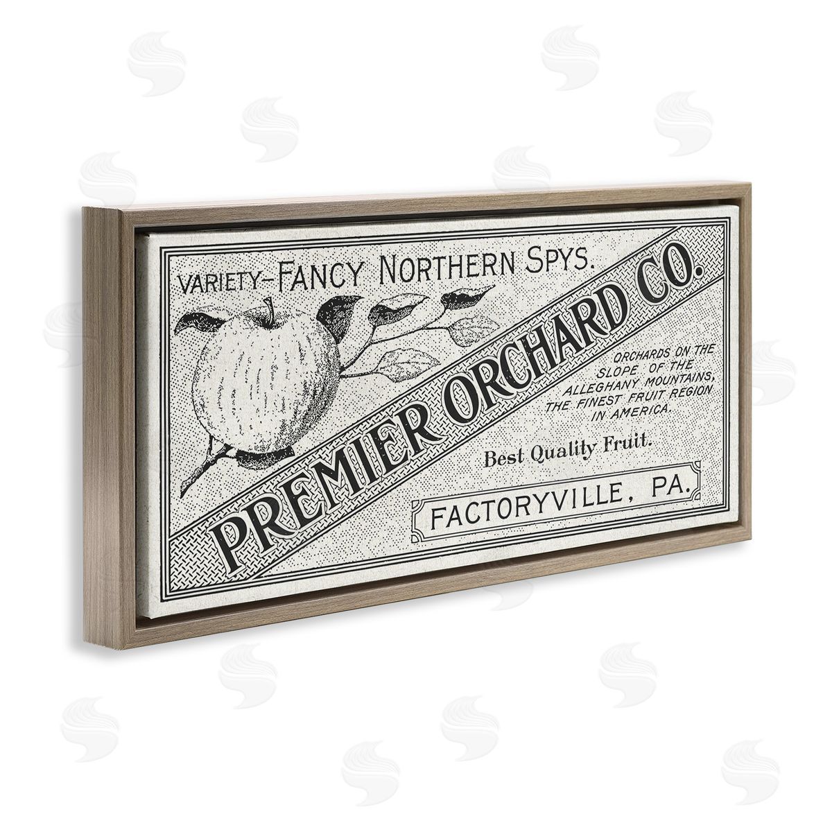 Stupell Studio Vintage Premier Orchard Co. Sign Antique fr_sideuit