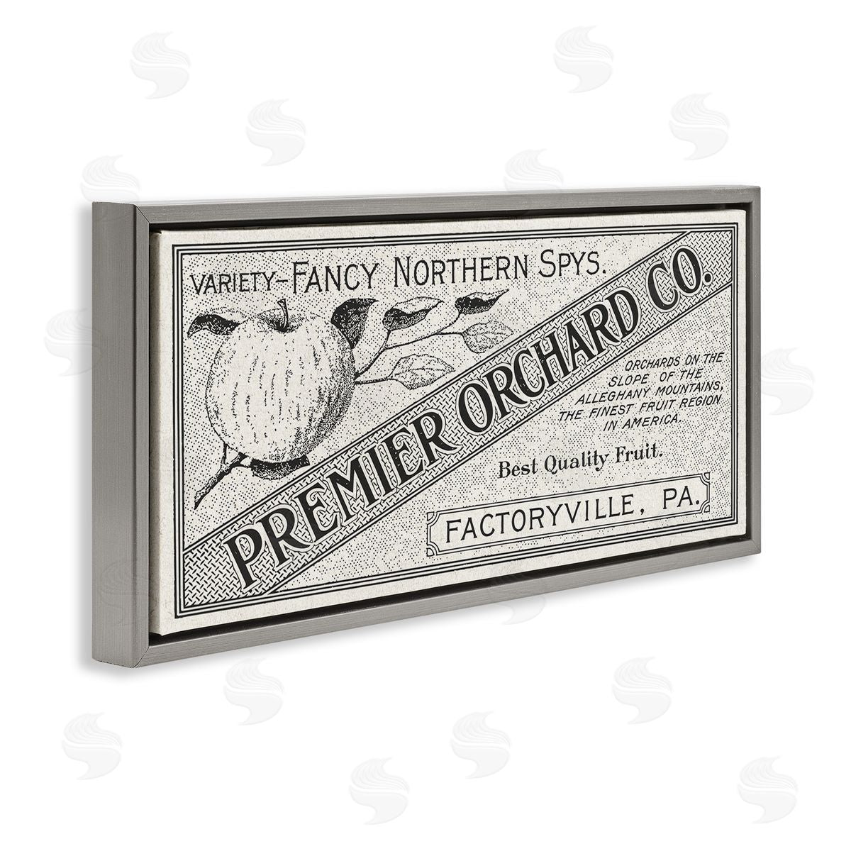 Stupell Studio Vintage Premier Orchard Co. Sign Antique fr_sideuit