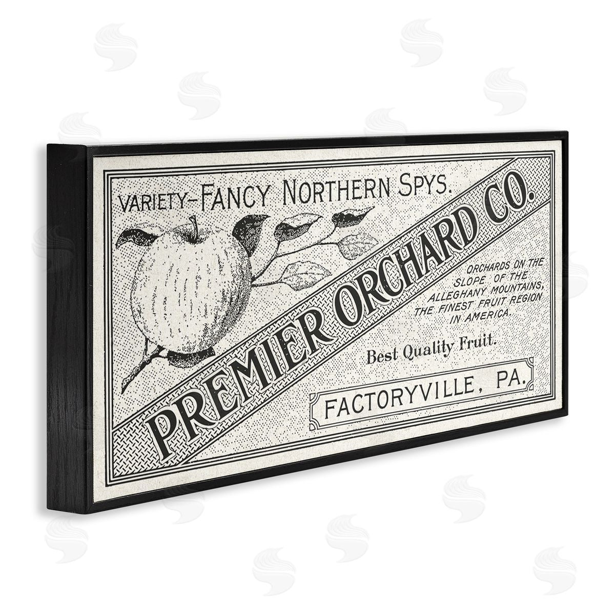Stupell Studio Vintage Premier Orchard Co. Sign Antique fr_sideuit