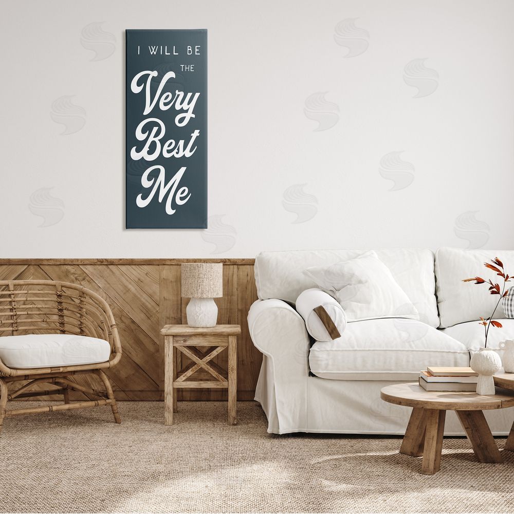 Stupell Studio Will Be The Very Best Me Phrase Bold