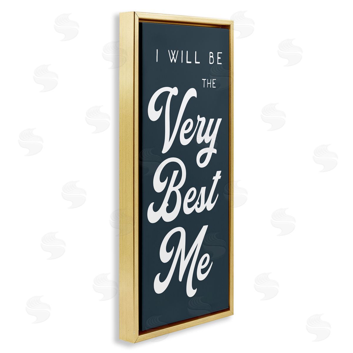 Stupell Studio Will Be The Very Best Me Phrase Bold