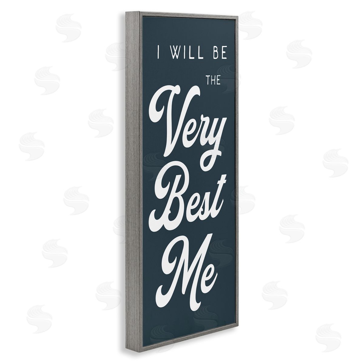 Stupell Studio Will Be The Very Best Me Phrase Bold