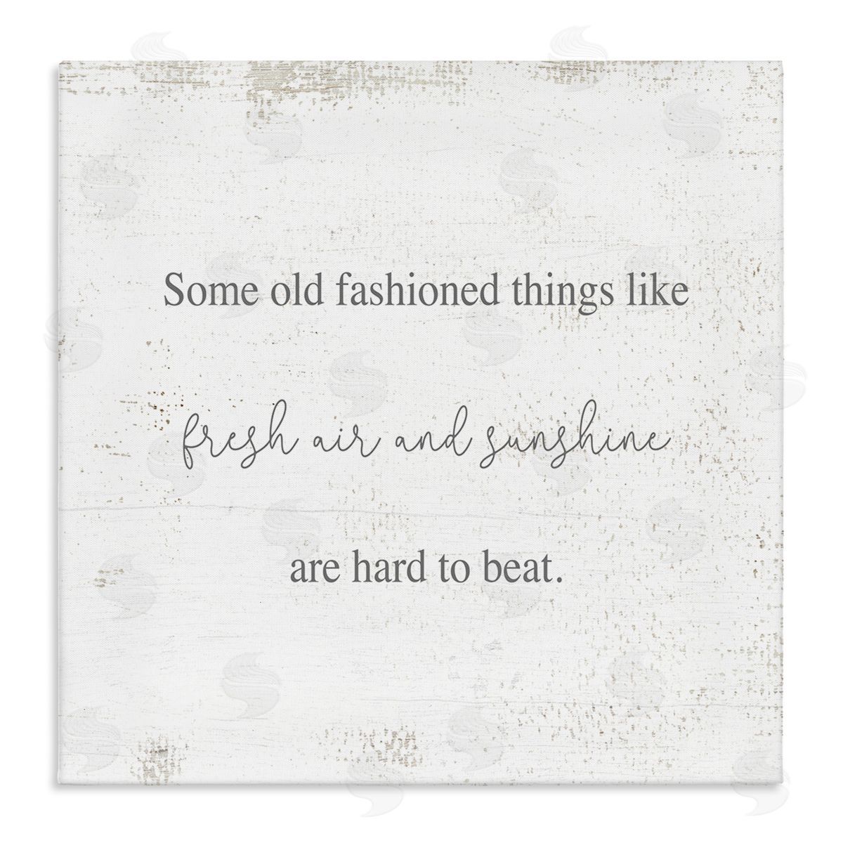 Stupell Studio Old Fashioned like Fresh Air and Sunshine Humor Stretched Canvas Wall Art Print