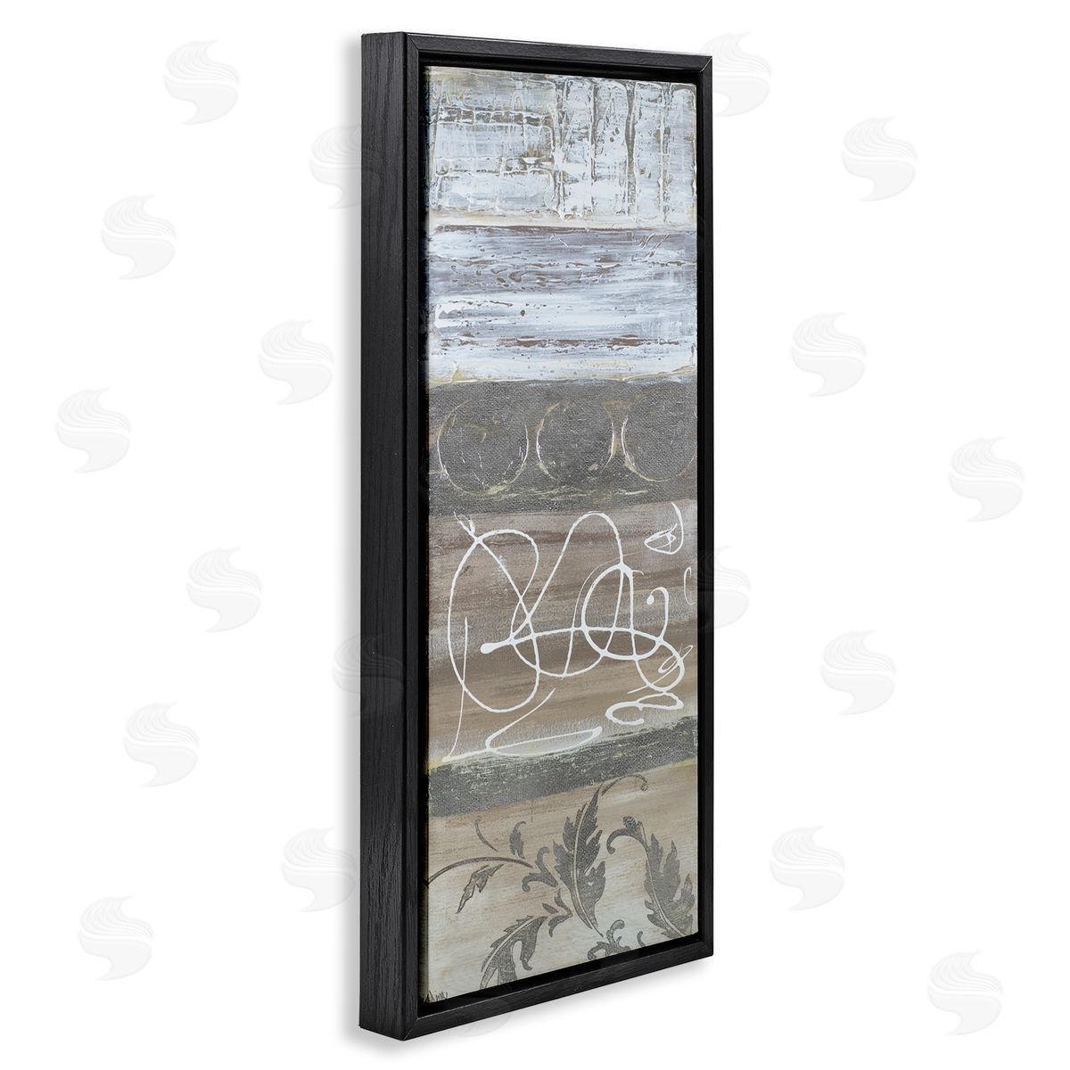 Gina Ritter Artistic Organic Sediment Pattern Abstract Line Floral Layers