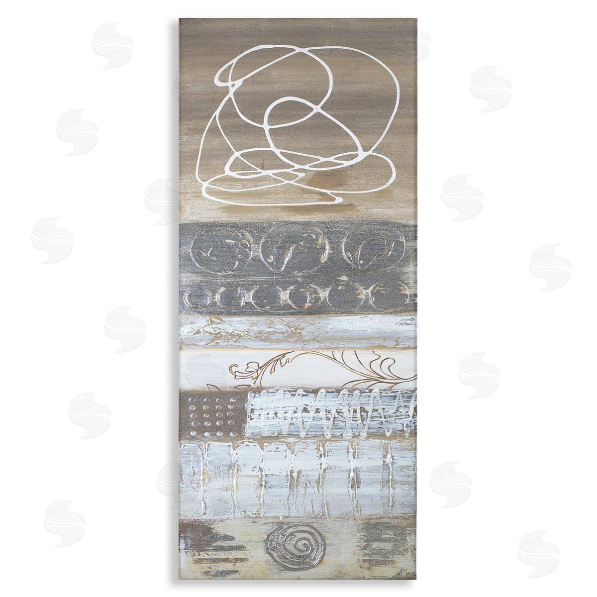 Gina Ritter Artistic Layers Abstract Pattern Stitching Circular Line Doodle