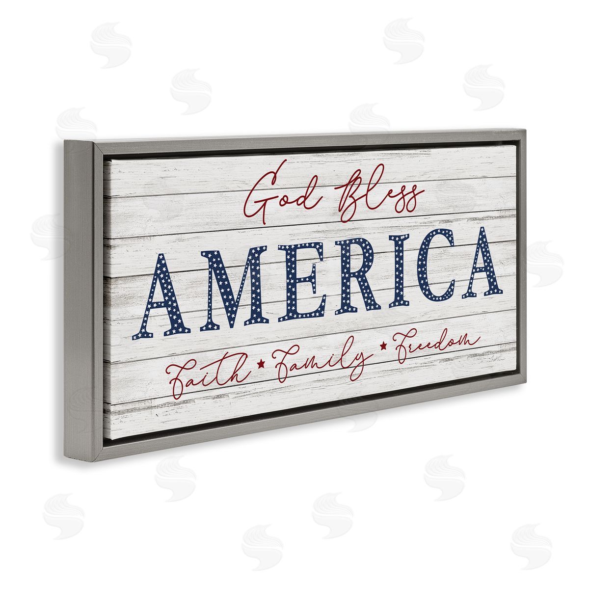 Natalie Carpentieri God Bless America Faith Family fr_sideeedom Hanging Sign
