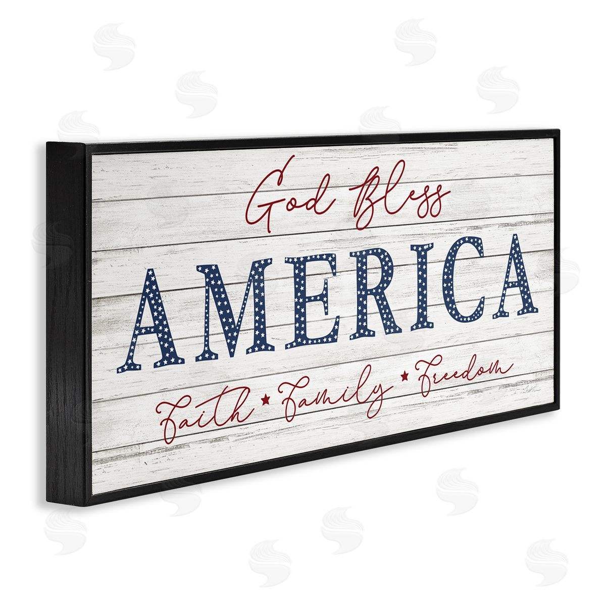 Natalie Carpentieri God Bless America Faith Family fr_sideeedom Hanging Sign