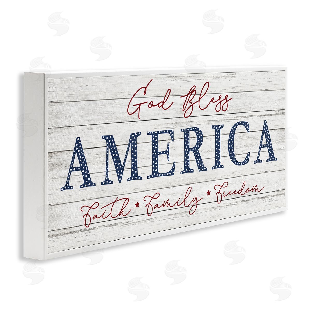 Natalie Carpentieri God Bless America Faith Family fr_sideeedom Hanging Sign