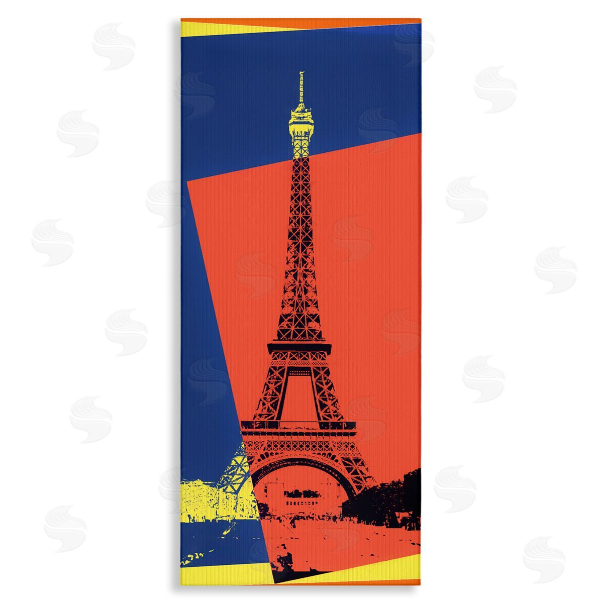 Daniel Sproul Eiffe_sidel Tower Parisian Pop Art Travel Poster Collage