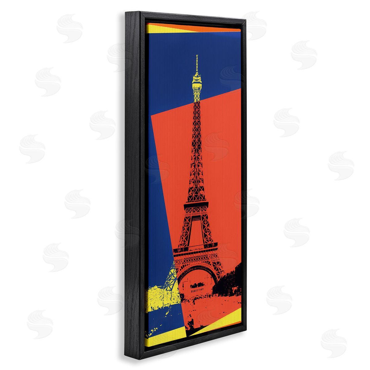 Daniel Sproul Eiffe_sidel Tower Parisian Pop Art Travel Poster Collage