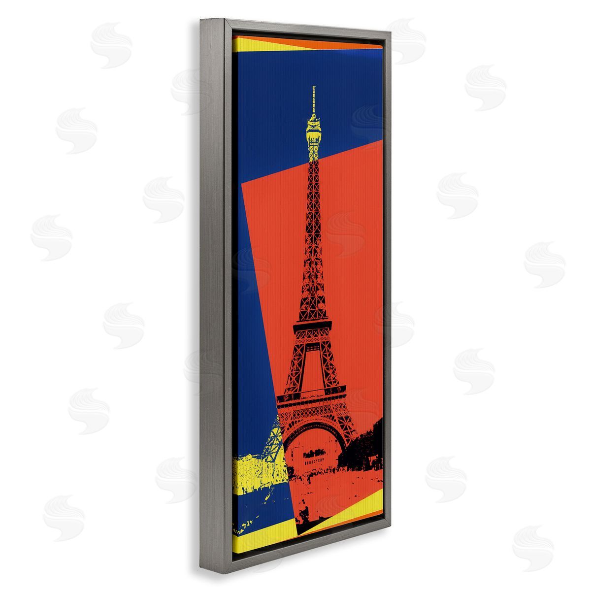 Daniel Sproul Eiffe_sidel Tower Parisian Pop Art Travel Poster Collage