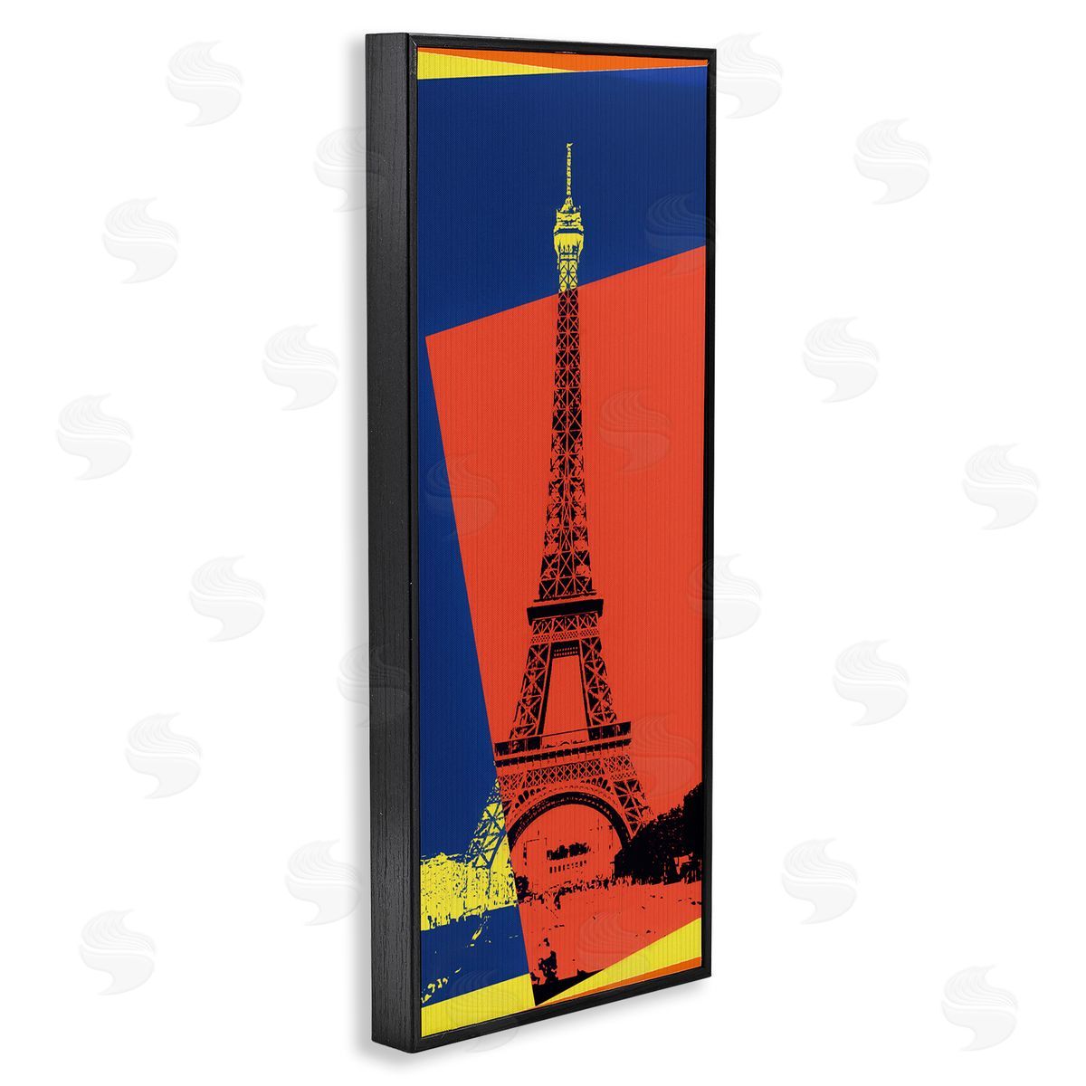 Daniel Sproul Eiffe_sidel Tower Parisian Pop Art Travel Poster Collage