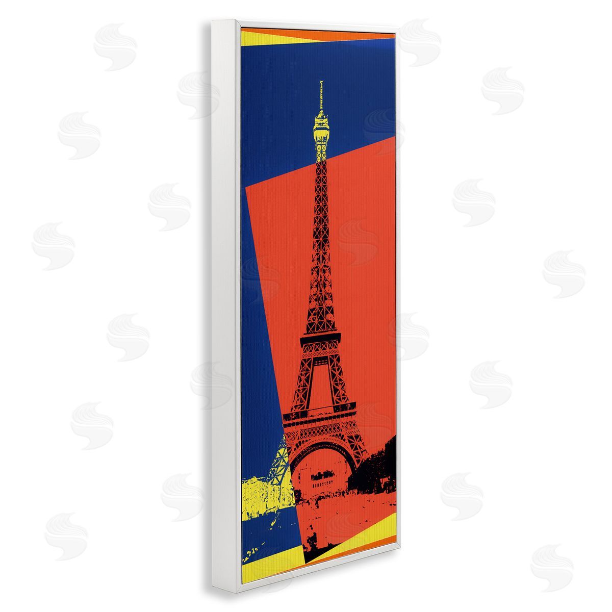 Daniel Sproul Eiffe_sidel Tower Parisian Pop Art Travel Poster Collage