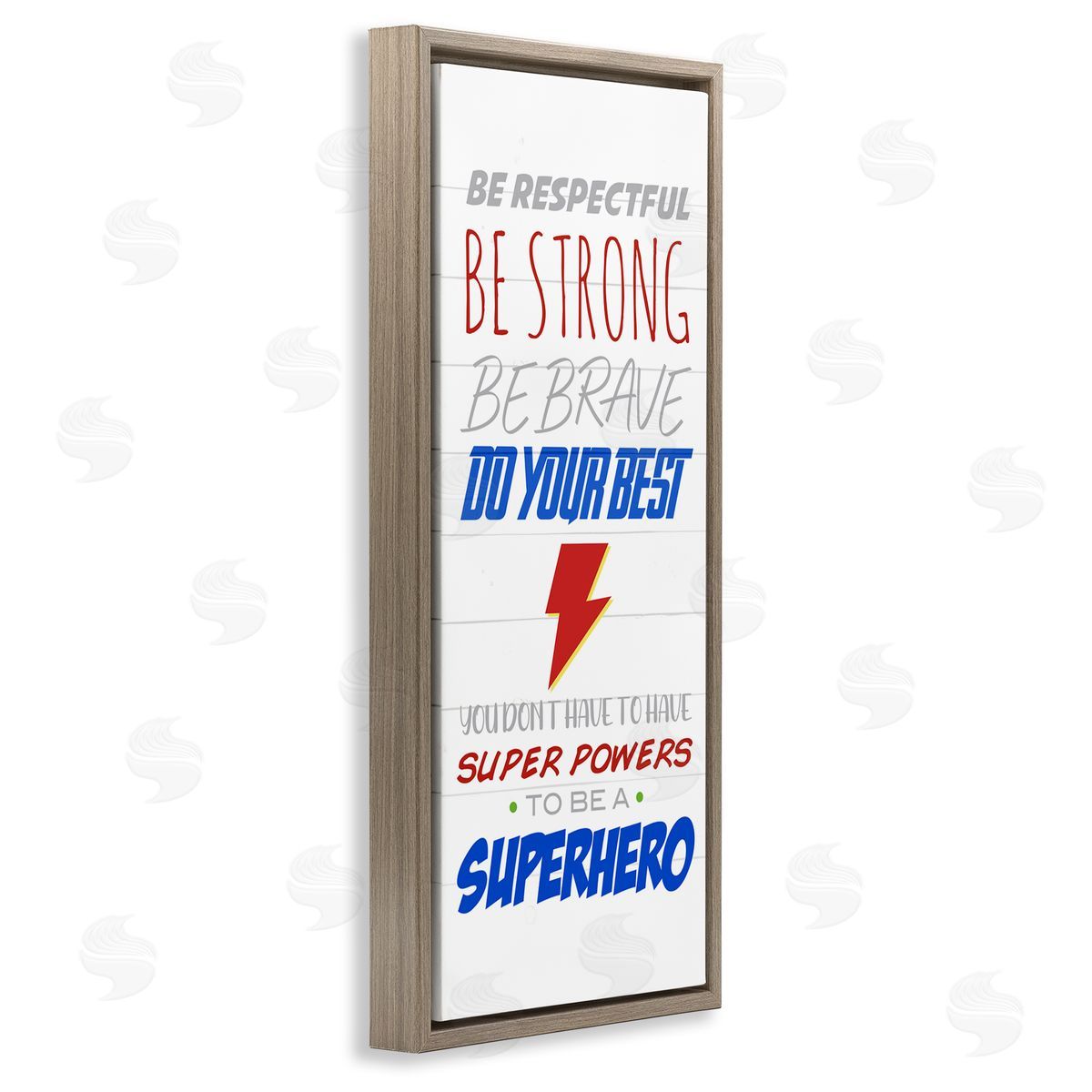 Anna Quach Superheroes Do Their Best Phrase Thunderbolt Symbol