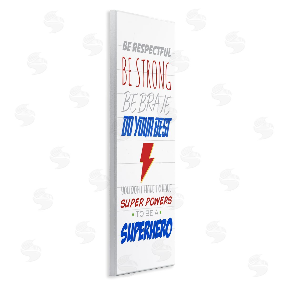 Anna Quach Superheroes Do Their Best Phrase Thunderbolt Symbol