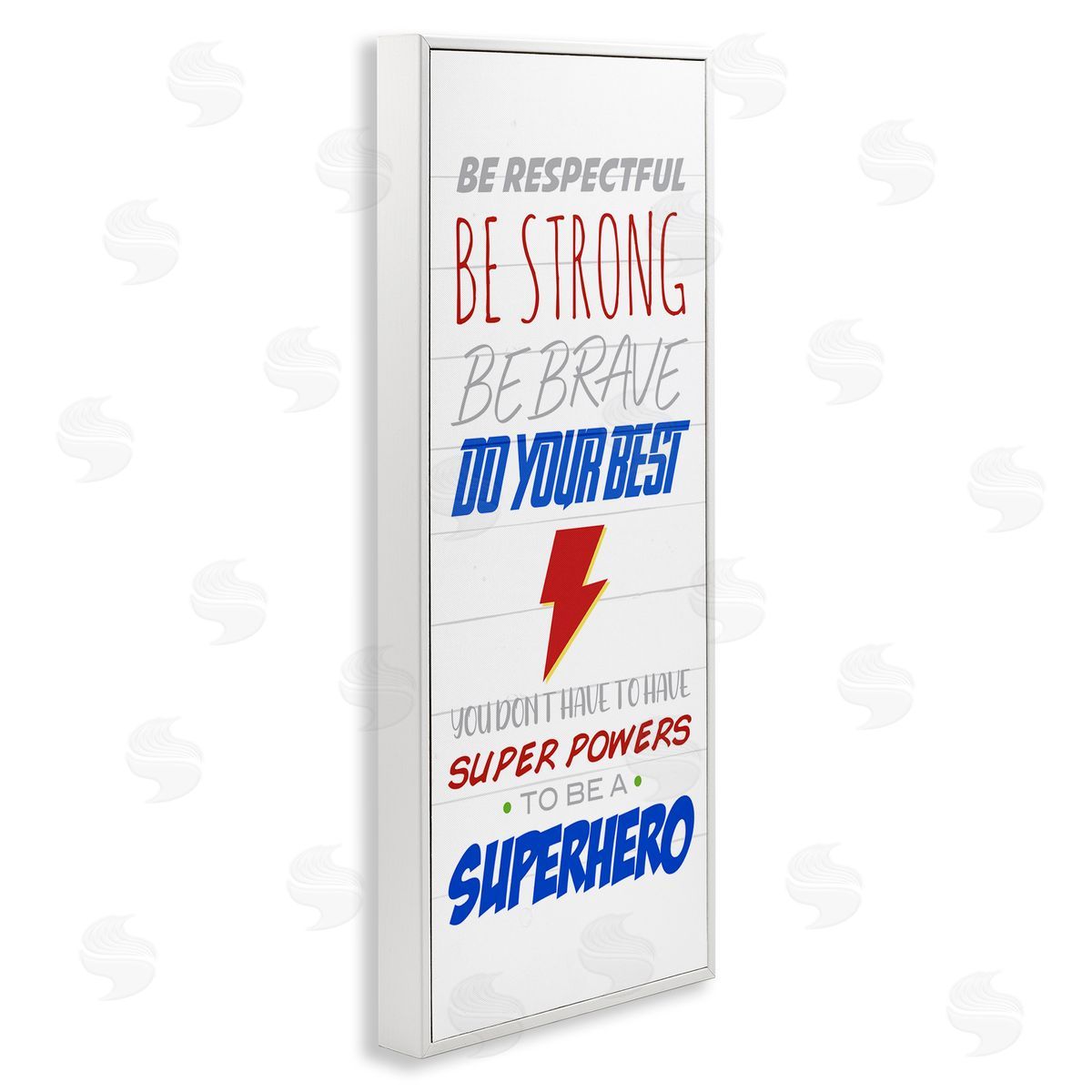Anna Quach Superheroes Do Their Best Phrase Thunderbolt Symbol