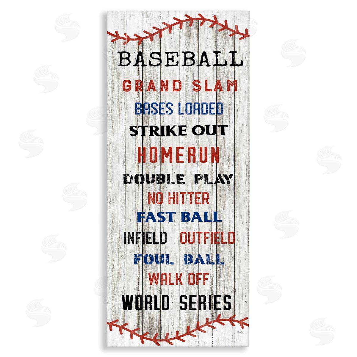 Natalie Carpentieri Baseball Listed Phrases Sign Homerun Sports Strike Out
