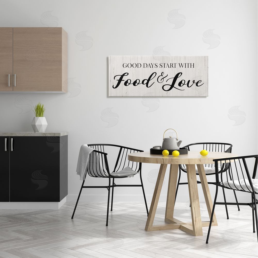 CAD Designs Good Days Start with Food Love Kitchen Sign