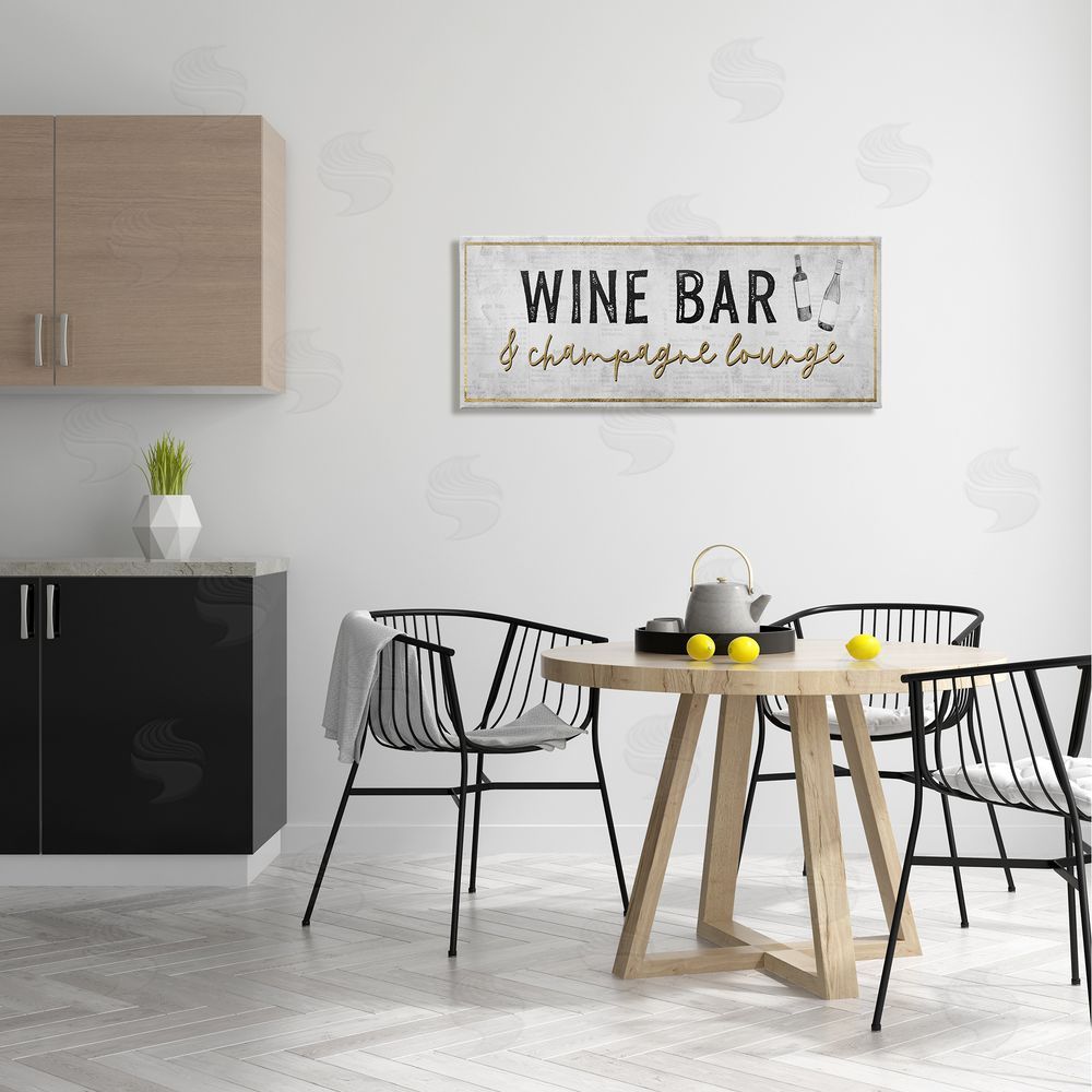 Natalie Carpentieri Wine Bar Champagne Lounge Distressed Vintage Kitchen Sign